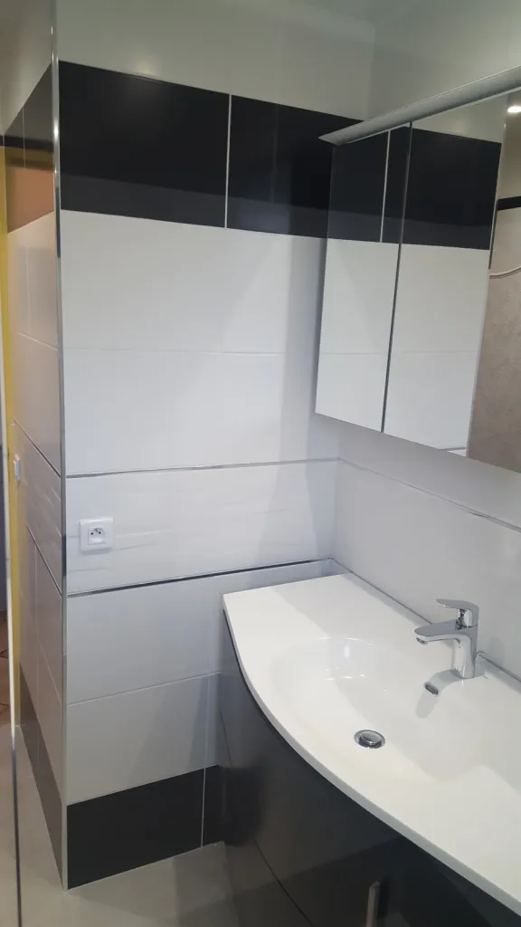 Pose et installation de carrelage et faïence pour salle de bain à Saint-Romain-de-Colbosc proche du Havre (76)