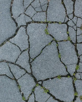 Fissures sur une dalle béton