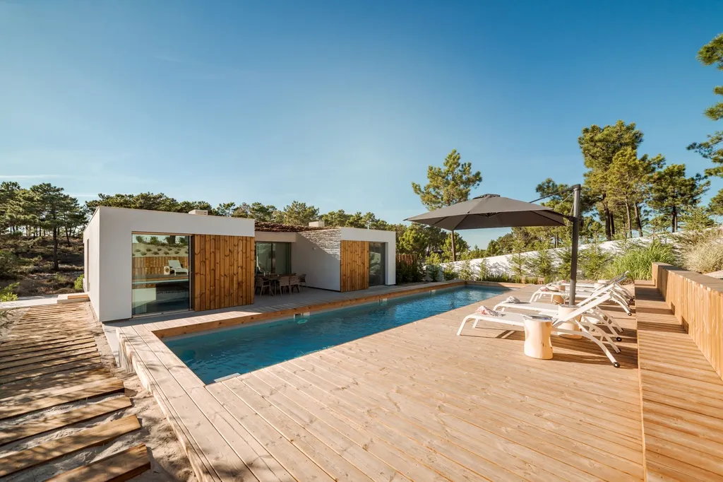 Entretien et nettoyage d'un jardin paysager avec nettoyage haute pression et entretien de terrasse bois avec produits adaptés à Bordeaux Centre