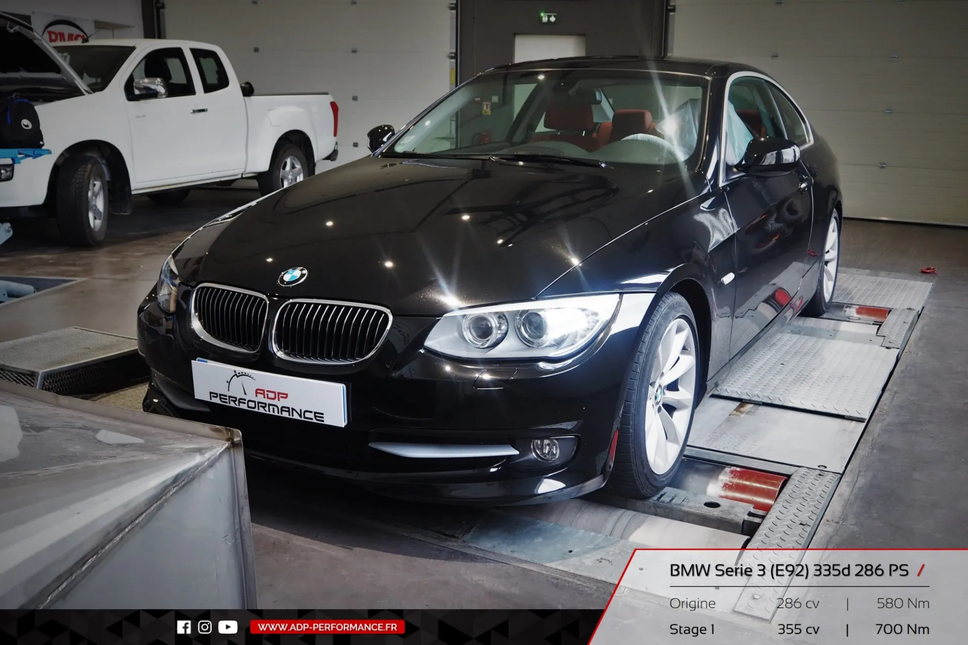 Reprogrammation moteur Aubagne - BMW Serie 3 (E92) 335d 286cv - ADP Performance