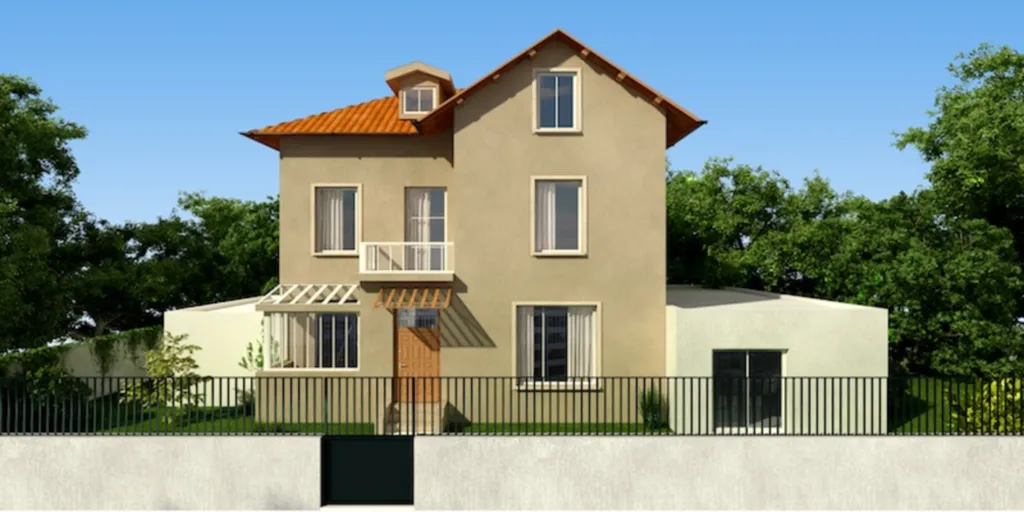 Appartement 3 entièrement rénové avec jardin privatif dans un quartier résidentiel à Villeurbanne près de Lyon