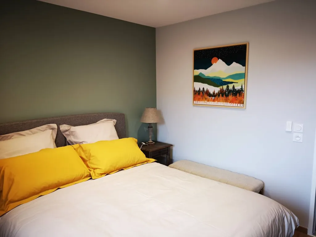 Appartement T3 avec terrasse et casier de ski chauffé, une cave et un garage au cœur de la station de Plagne Centre