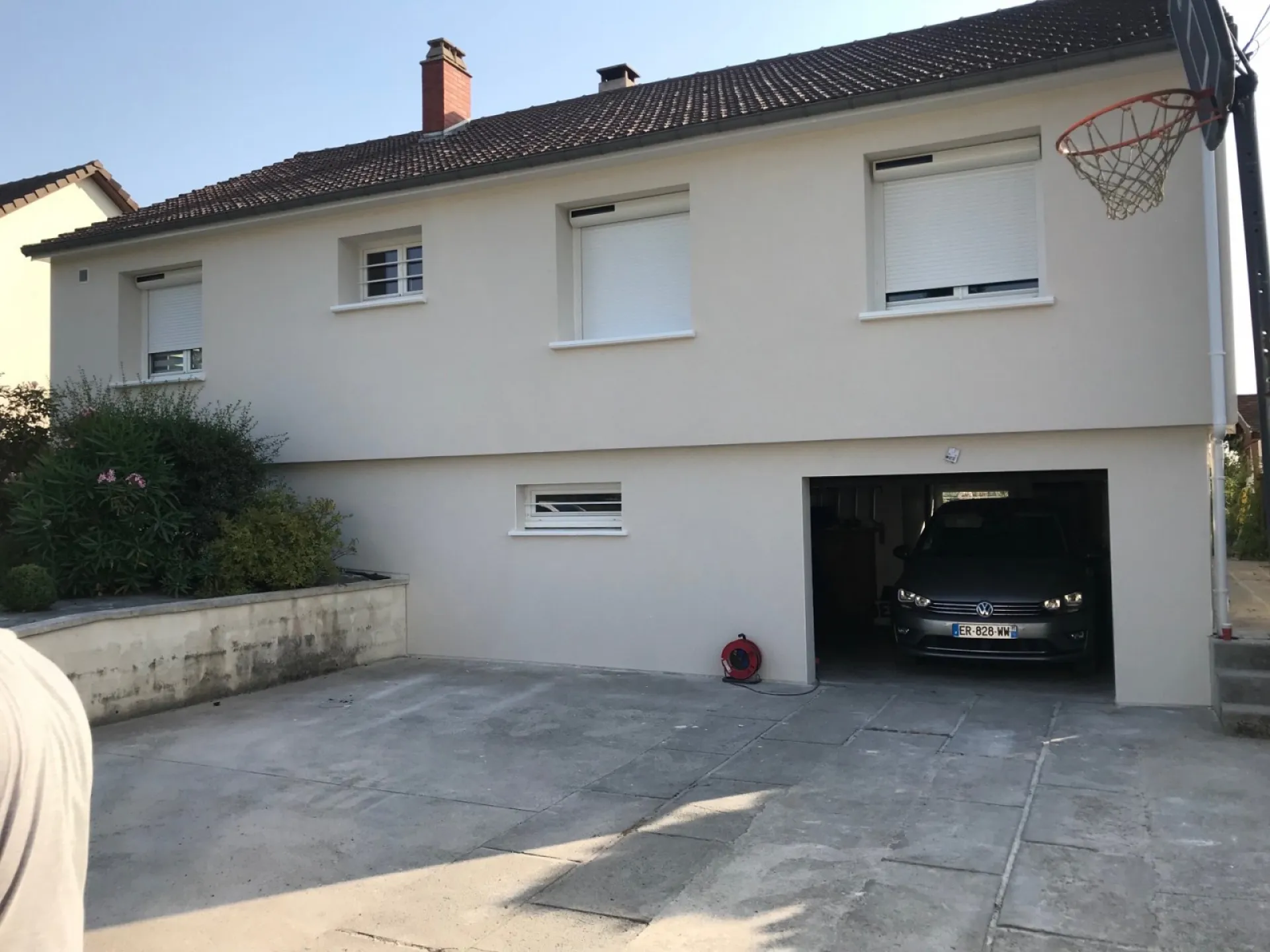 Réalisation d'une isolation thermique par l'extérieur sur maison individuelle secteur Lillebonne proche port Jérôme sur Seine (76) avec polystyrène par une entreprise RGE Eco-artisan