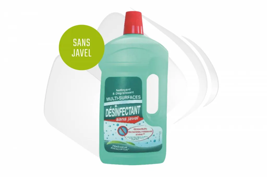 Nettoyant sols et surfaces sans javel