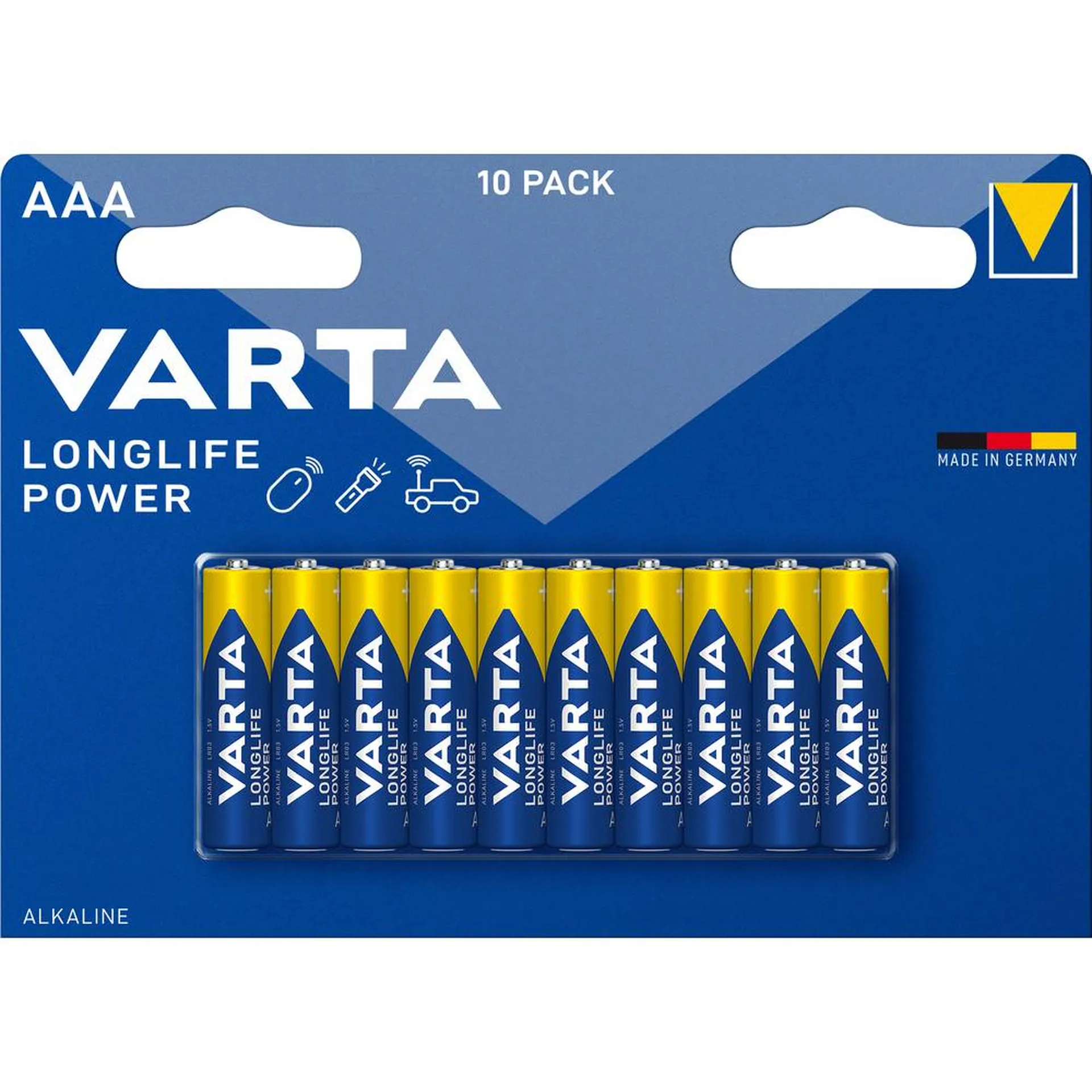 ARTA Piles AA, 10+10 (lot de 20), Longlife Power, Alcalines, 1,5V