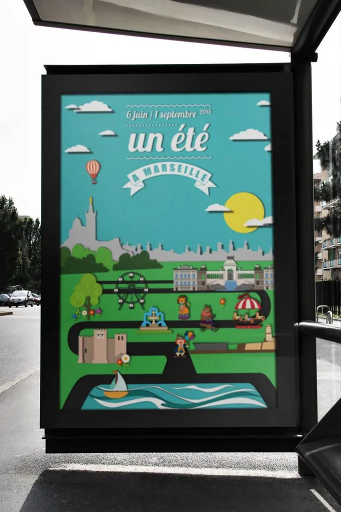 graphisme et impression d'affiche pour mairie ou office du tourisme bouches du rhone