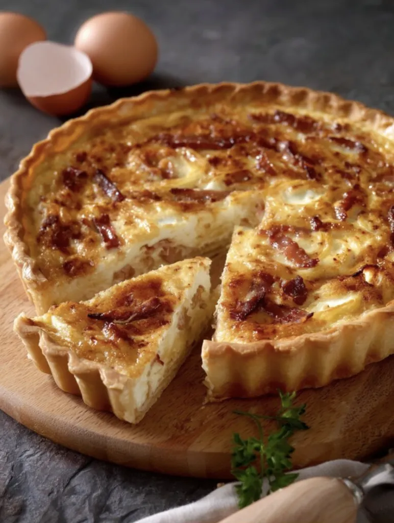 Quiche aux lardons artisanaux à la Boucherie des Copains à Toulouse et Blagnac