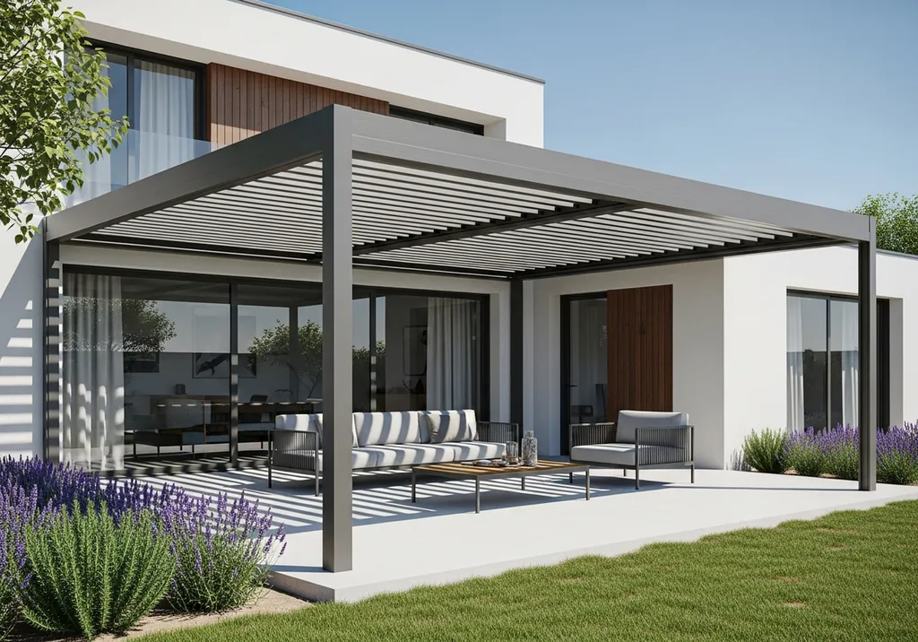 Créer une pergola bioclimatique aluminium ou une véranda moderne sur mesure pour améliorer votre espace extérieur situé à Montpellier