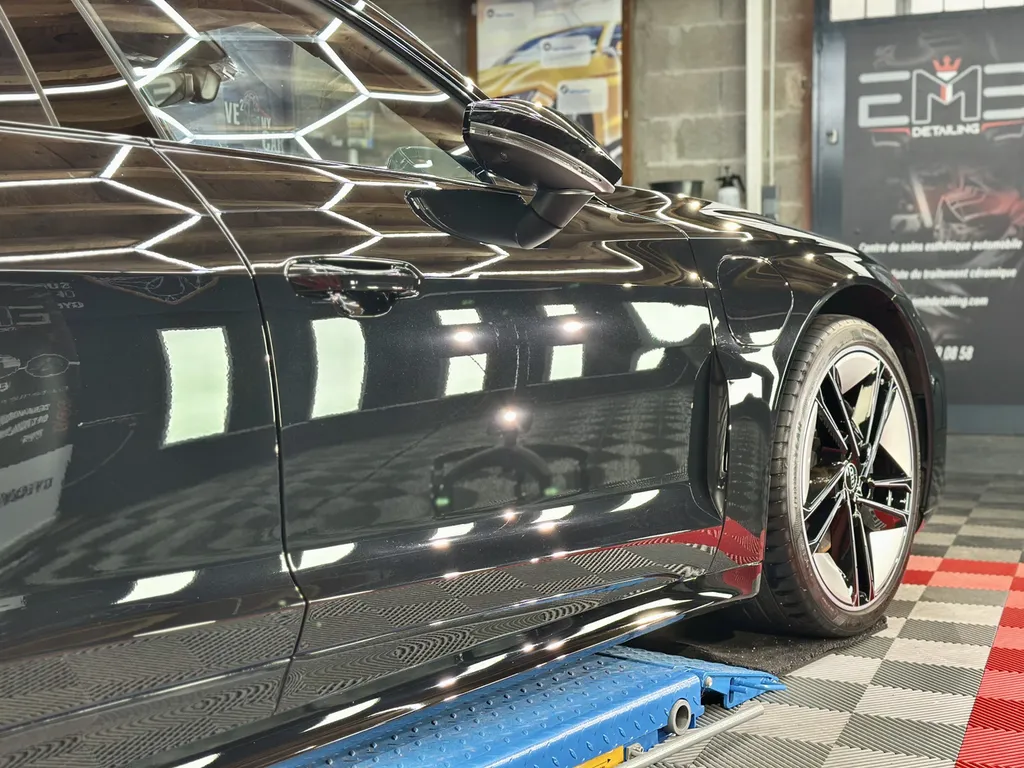 Detailing Lyon spécialiste du traitement céramique et de la protection carrosserie Audi e-tron GT