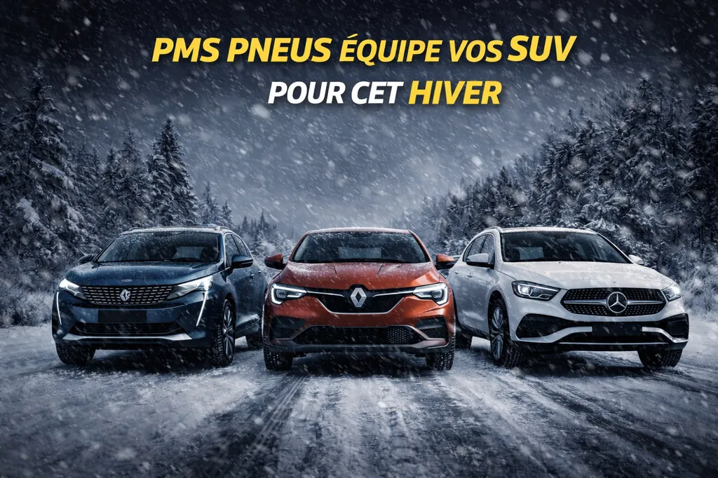 Pneus HIVER SUV Renault, Peugeot, Mercedez, Audi PMS PNEUS