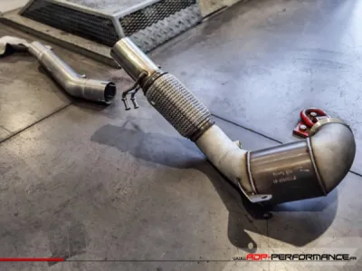 Installation catalyseur sport Milltek VW Golf 7 GTi TCR 2.0 TSi 290 | ADP Performance Le Pontet