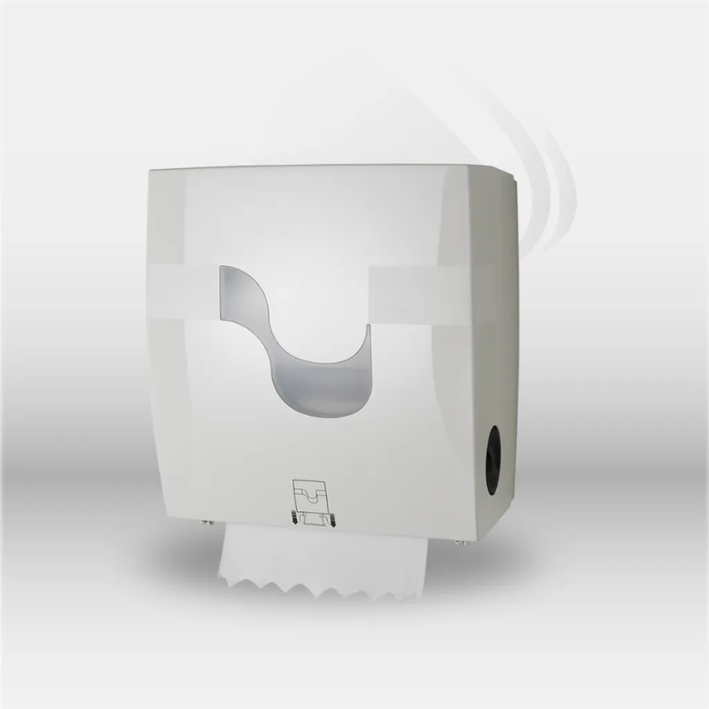 Distributeur bobine essuie-mains Autocut Celtex installé dans des sanitaires professionnels d’entreprise à Mont-de-Marsan, Landes (40), Nouvelle-Aquitaine et disponible partout en France