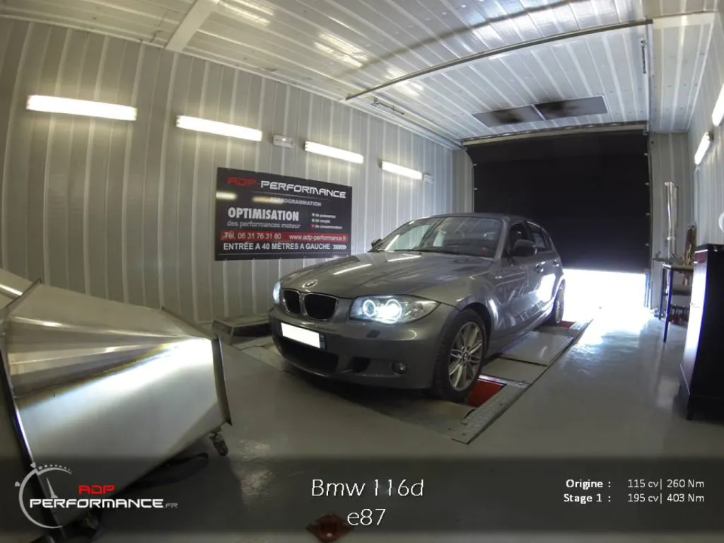 Reprogrammation moteur Bmw 116d