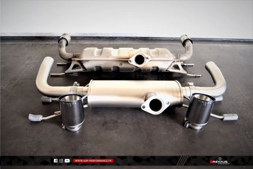 Ligne d'échappement (silencieux) Remus Aubagne  - Fiat 124 Spider - ADP Performance