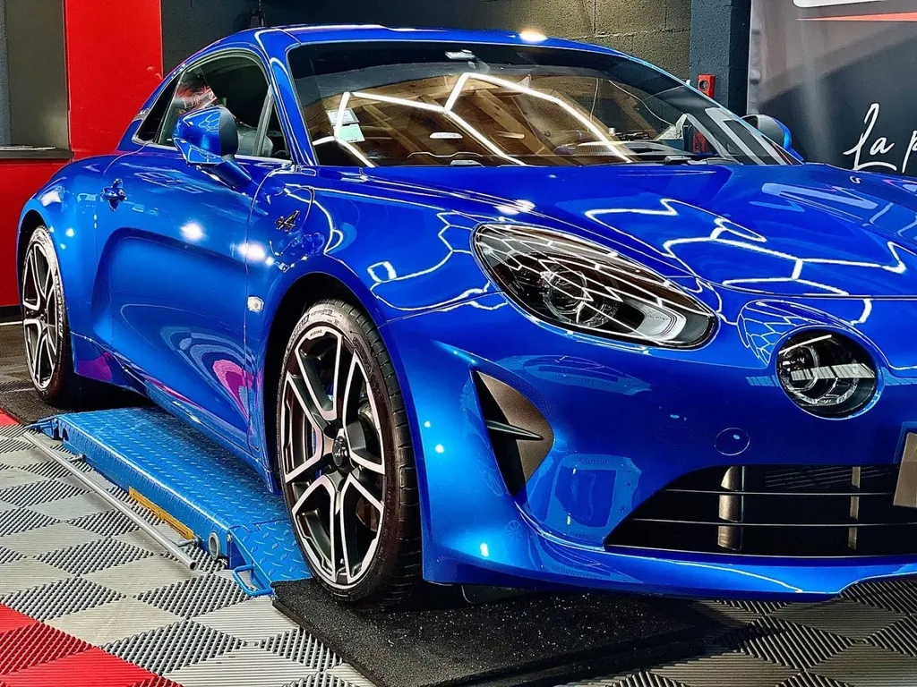 Protection carrosserie traitement céramique Renault Alpine 