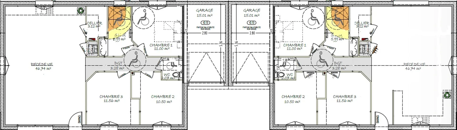 Maison pour investisseur de 196 m² avec 30 m² de garages