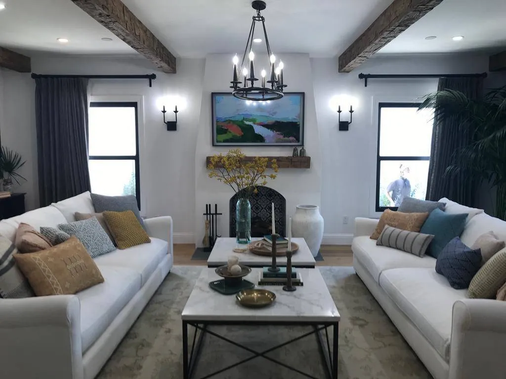 BETON CIRE BLANC POUR L'EMISSION AMERICAINE TOTAL RENOVATION A LOS ANGELES