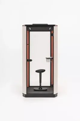 Cabine acoustique Calo compacte et design en région PACA : solution idéale à Marseille, Aix-en-Provence et Toulon pour bureaux calmes et productifs