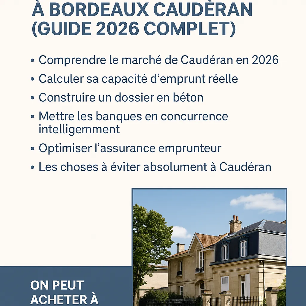 Comment obtenir un pret immobilier avec votre courtier de Bordeaux Caudéran (guide 2026 complet)