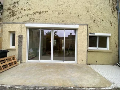 Installation d'un coulissant 4 vantaux double vitrage en aluminium sur Bordeaux