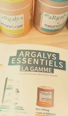 compléments alimentaires, multivitamines,minéraux,Fer + Vitamine C, B12, Immunite, Tonus , la gamme d'ARGALYS ESSENTIEL est chez Saveur Nature