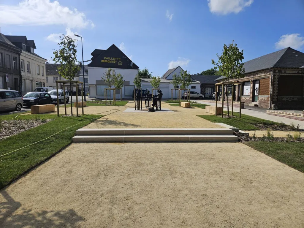 Challenge du mois pour Caux Environnement pour la création et l'aménagement d'un square à Gonneville la Mallet 76