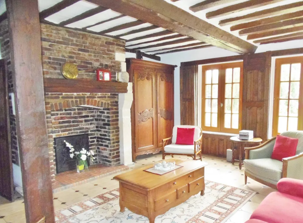 acheter maison de caractère 3 chambres avec jardin proche le neubourg 27