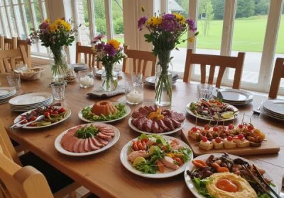 Buffet terroir et apéritifs par votre traiteur alsacien : cuisine authentique avec desserts maison livrés à Sermersheim en Alsace