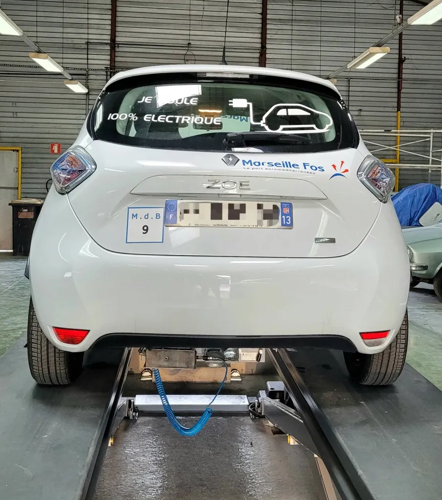 Une Renault ZOE électrique a passé son contrôle technique dans votre centre Autosur Martigues près de Port-de-Bouc