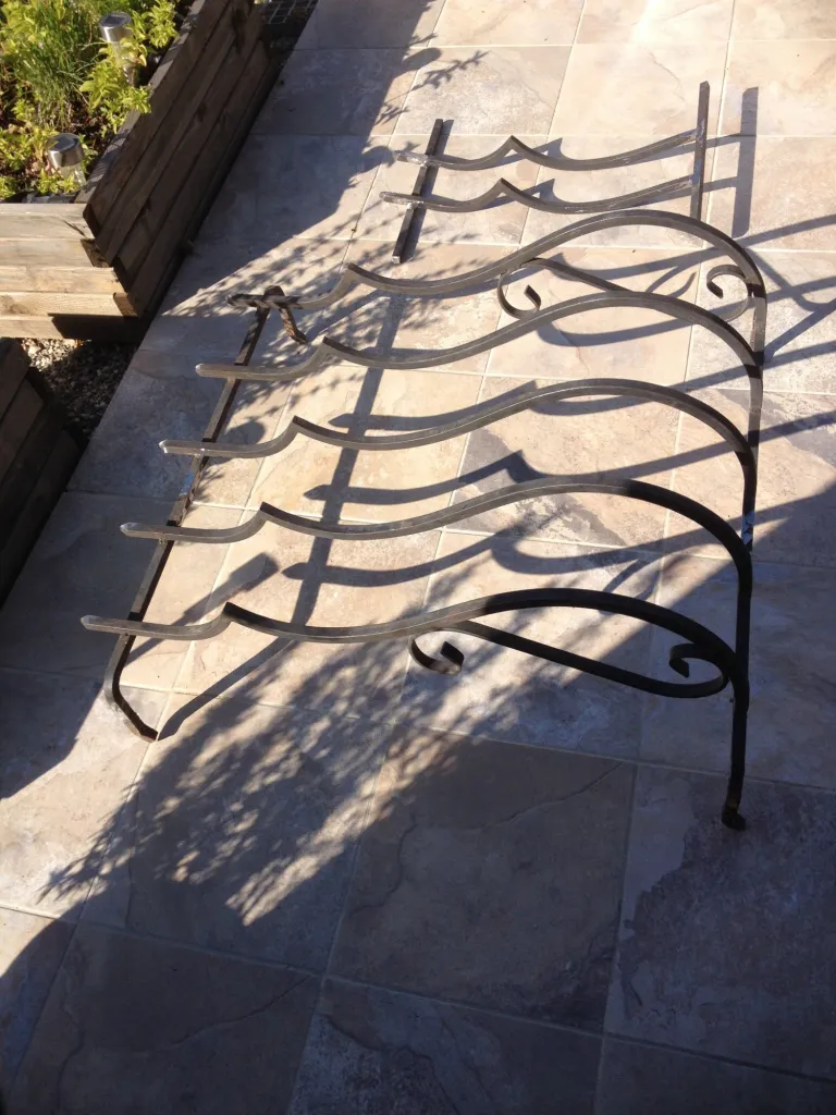 GRILLE ANTI INFRACTION FER FORGE APRES MODIFICATION MARTIGUES