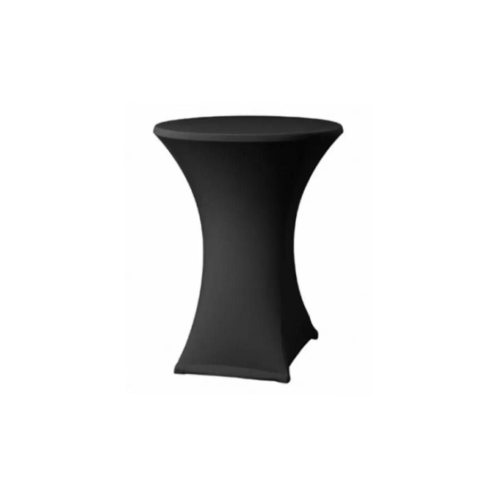 HOUSSE EN LYCRA NOIRE POUR MANGE-DEBOUT MODERNE POUR ANNIVERSAIRE