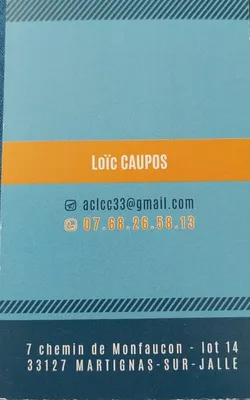 Carte de visite de notre garage spécialisé camping-car MARTIGNAS - SUR - JALLE (33)