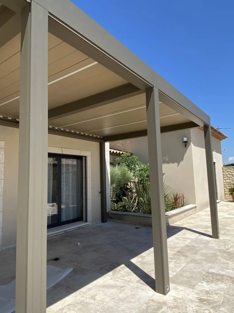 pergola bioclimatique sur mesure aluminium