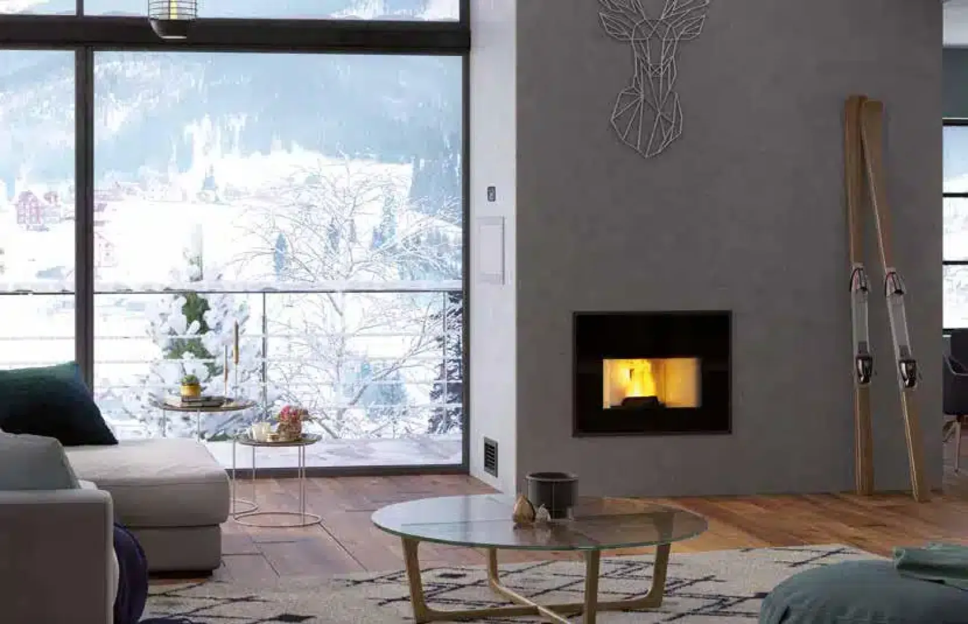 Les cheminées à granulés