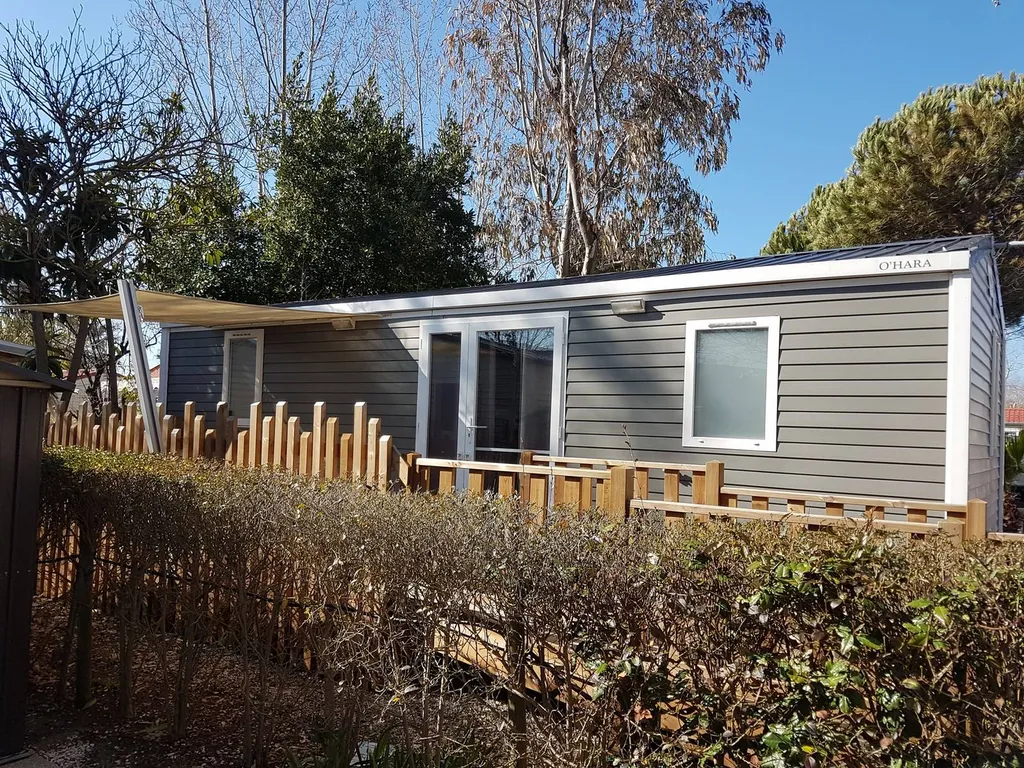 location de mobil home PMR 4/6 couchages climatisé pour personne à mobilité réduite à Vias plage proche du Cap d'Agde