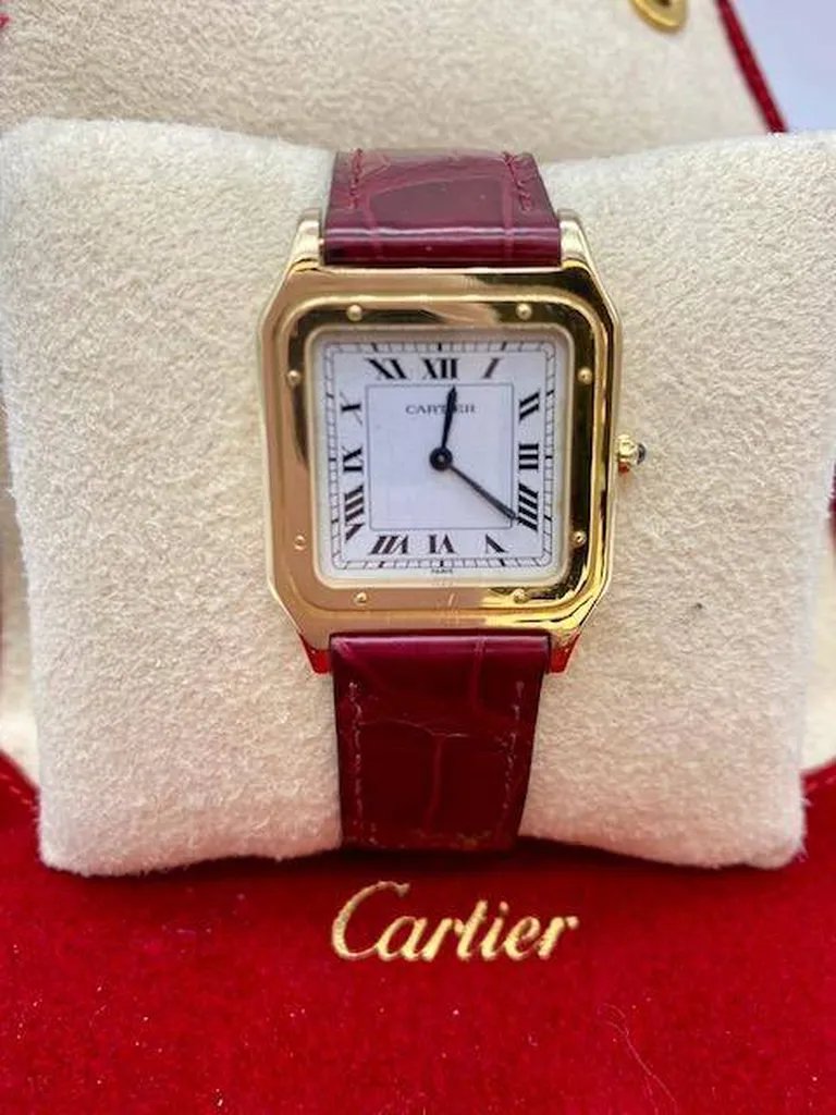 Où trouver une montre en or de chez CARTIER modèle Santos Dumont petit prix? Chez Or Ligne à La Teste en Gironde parmi sa vitrine de dépôt vente