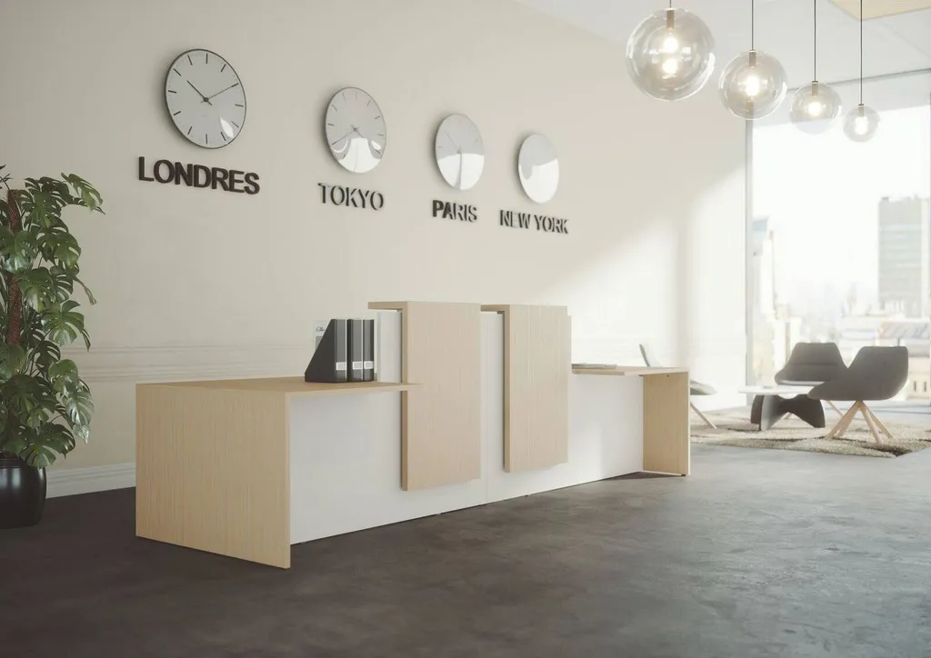 Banque d'accueil modulable avec PMR à Marseille