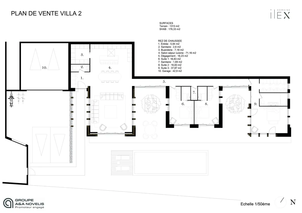 Vente terrain à bâtir avec projet de construction Cassis plein centre bénéficiant d'une vue sur les vignes et le Cap Canaille