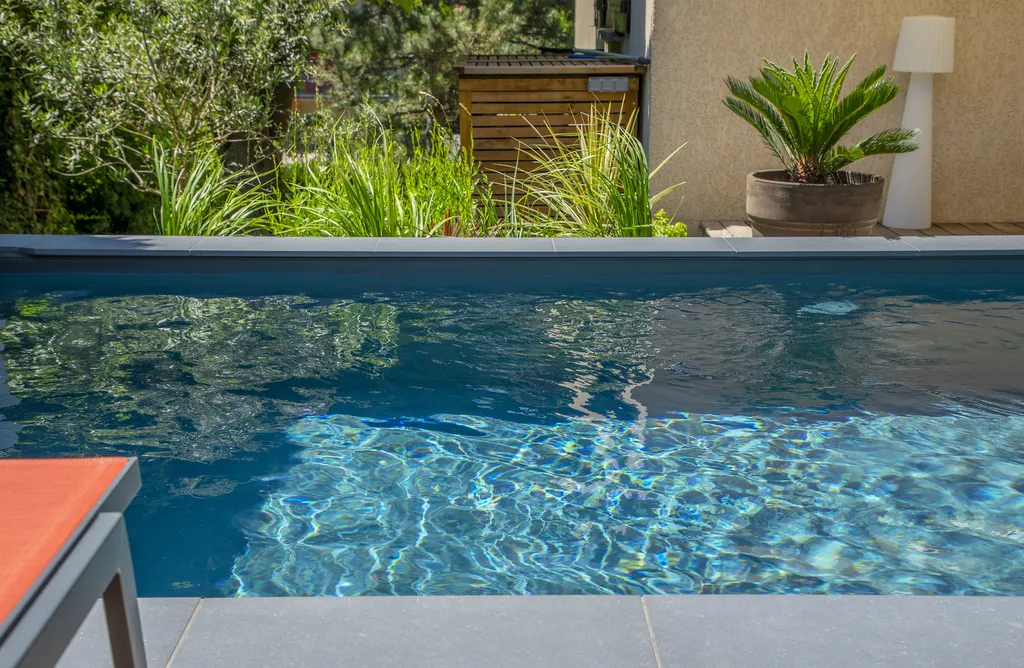 Construction de piscine et aménagement paysager à Genay