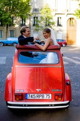 Romantic wedding in Paris