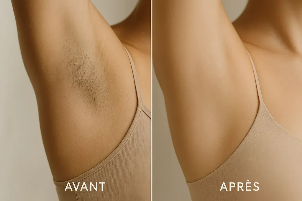 Épilation laser des aisselles avec laser diode Alexandrite et YAG chez Joslayhair & Beauty à Toulouse
