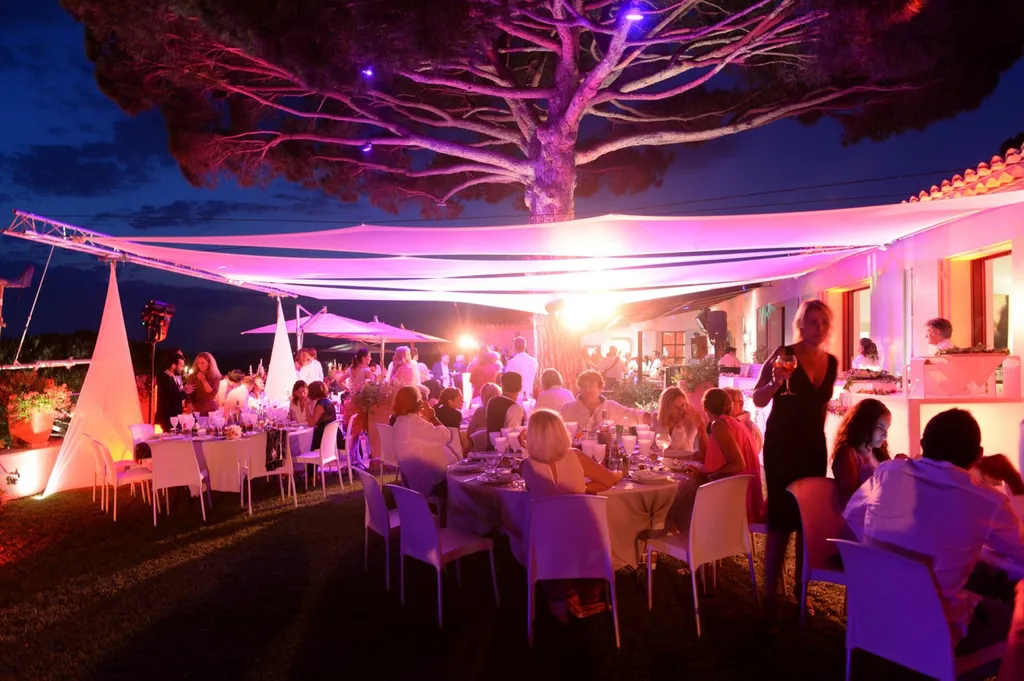 Décoration pour soirée privé à Saint Tropez