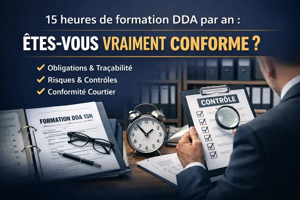 15 heures de formation DDA : êtes-vous vraiment conforme en tant que courtier en assurance ?