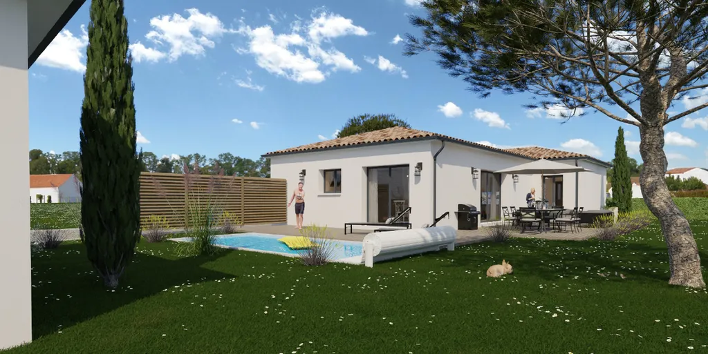 Maison neuve de 100 m² sur la commune d'Abzac