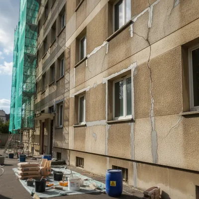 Professionnel du bâtiment pour rénovation de façade à Colomiers avec traitement complet fissures support béton et classement imperméabilité I1 I2 I3 en Haute-Garonne 31