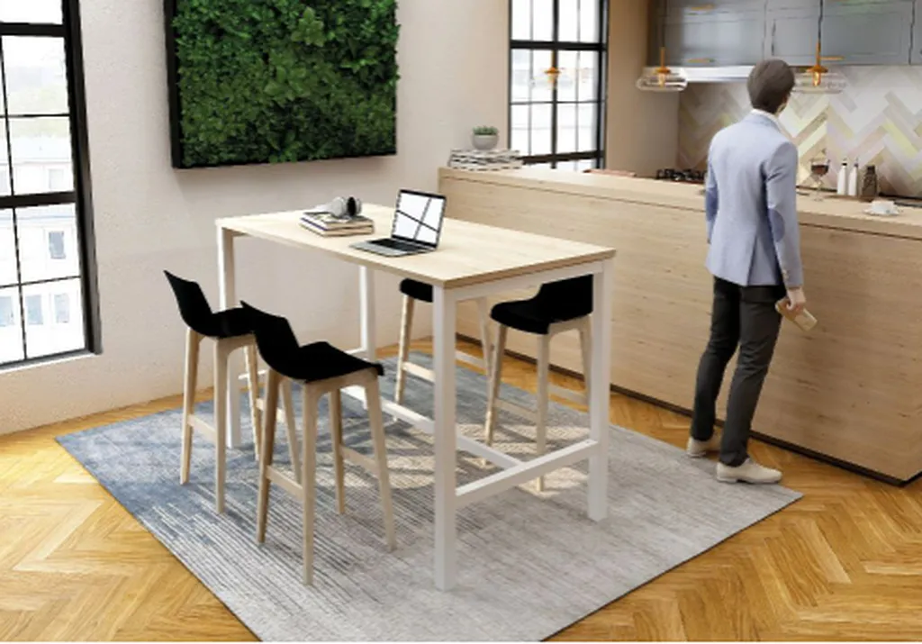 Table haute ASTROLITE rectangulaire espace BURONOMIC à Nîmes