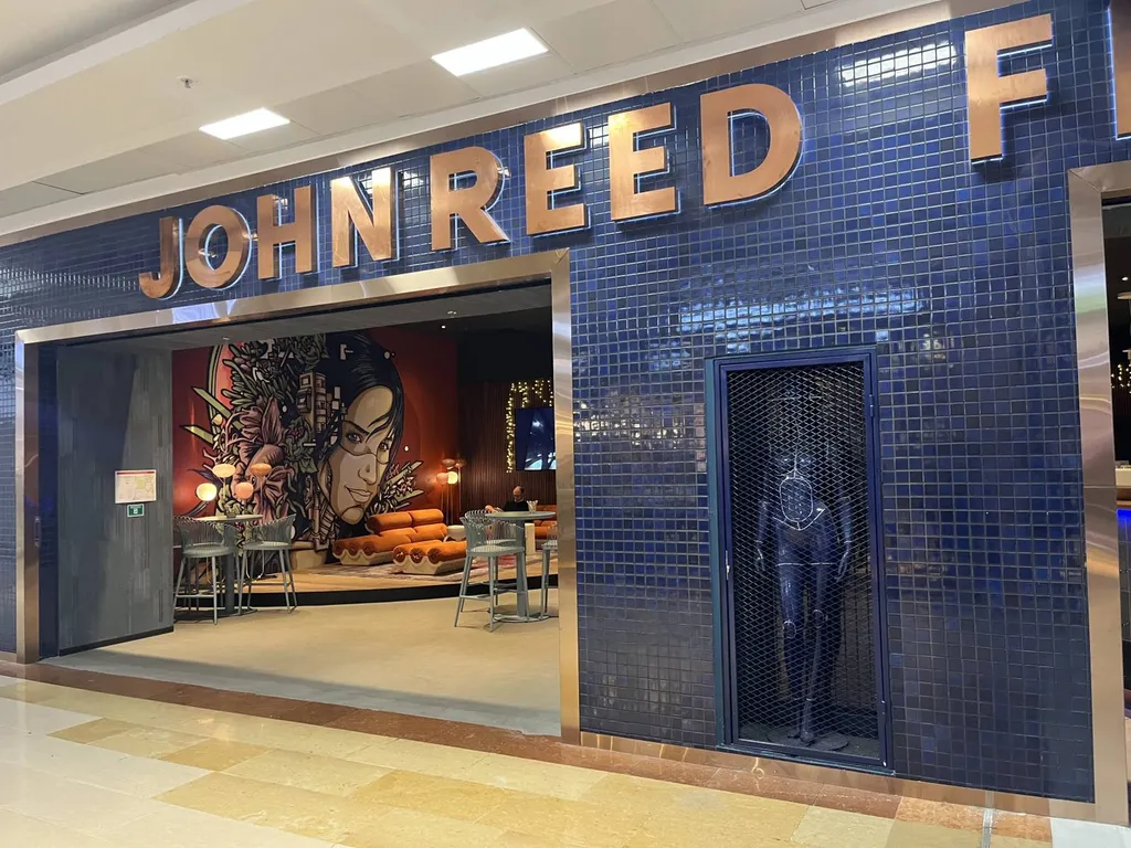 Rideaux sur mesure salle de sport Jon reed la Part Dieu