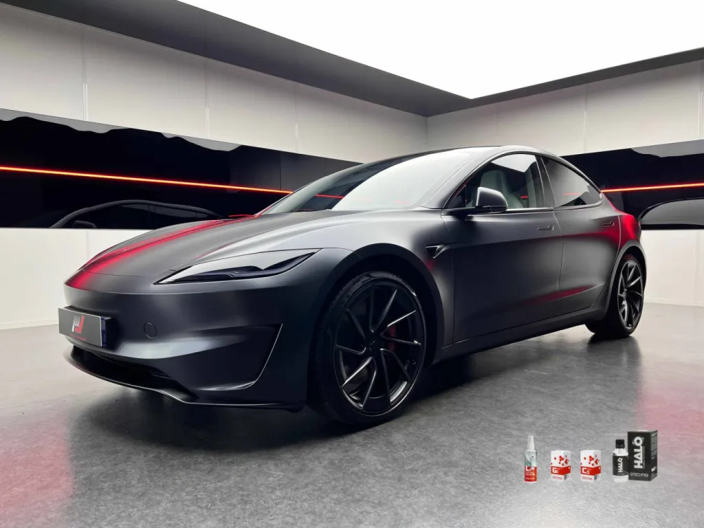TESLA MODEL 3 HIGHLAND PERFORMANCE - PPF XPEL STEALTH SATIN - SECLIN 59