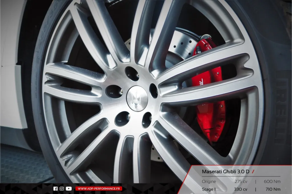Reprogrammation moteur Nimes - Maserati Ghibli 3.0 D 275cv - ADP Performance