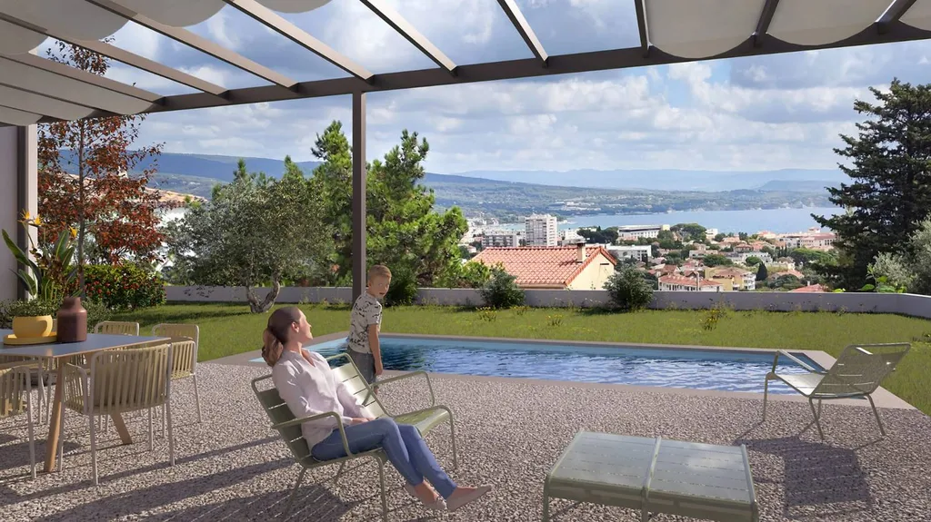 Terrain constructible à vendre avec vue dégagée sur la mer, à La Ciotat dans les bouches du Rhône